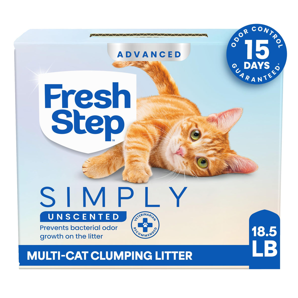 Unscented Multi Cat Clumping Cat Litter, 18.5 lb D959722