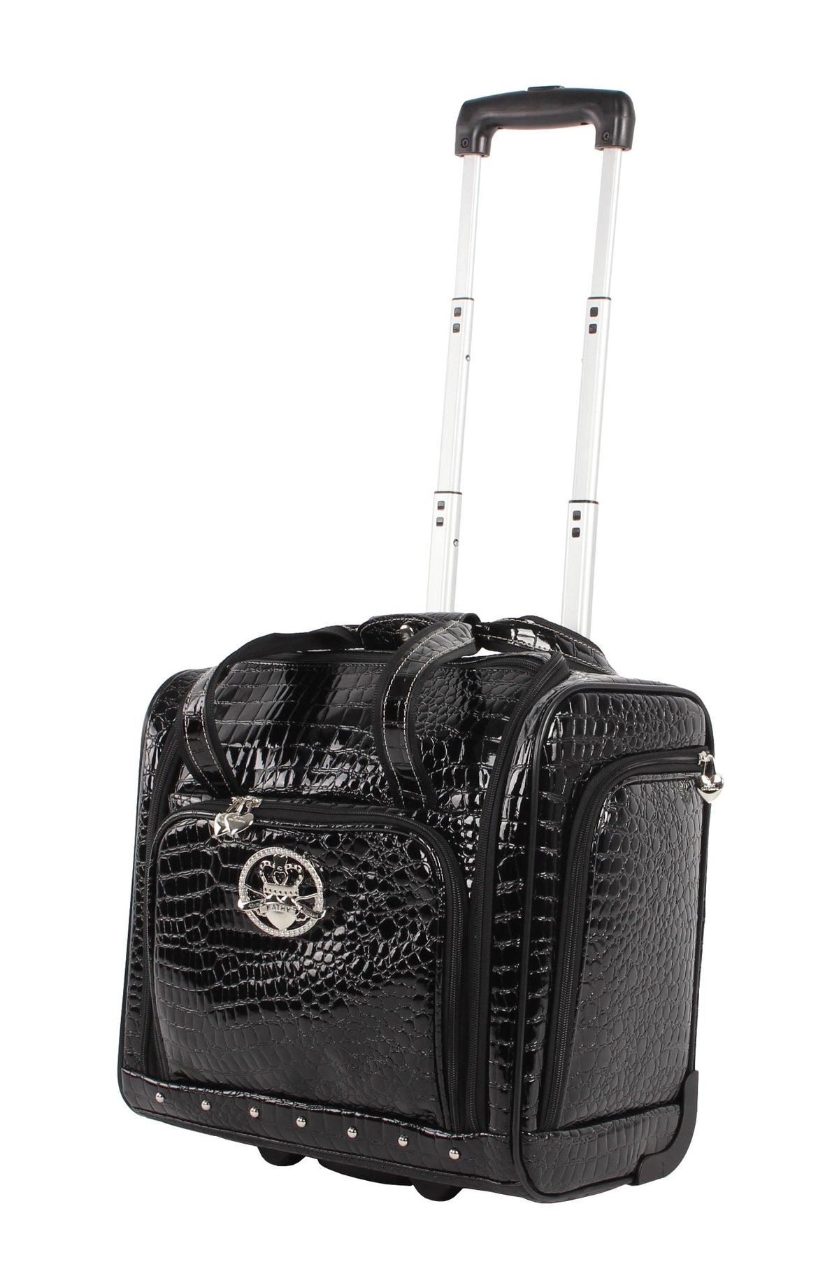 15 Inch Black PVC Underseat Luggage Z357779