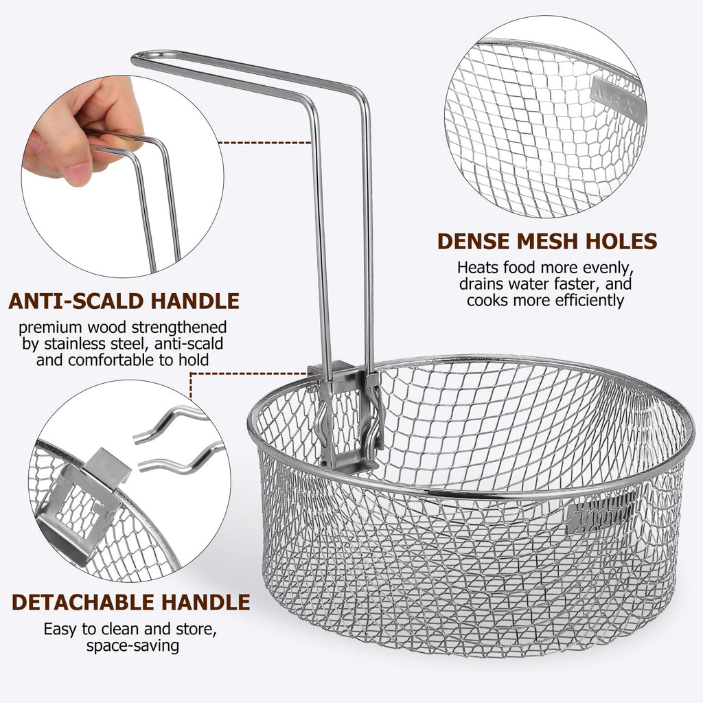 Deep Fryer Basket with Handle Z262