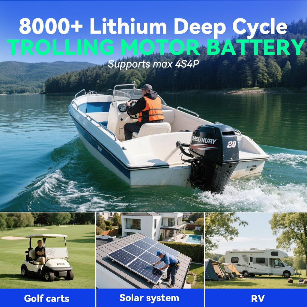 12V 100Ah LiFePO4 Battery 2 Pack T3776