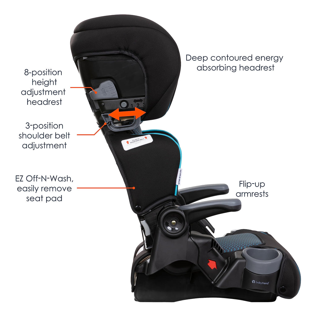 2-in-1 Folding Belt-Positioning Booster Seat J156