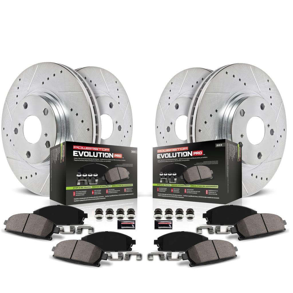Brake Pad & Rotor Kit Front & Rear V510755