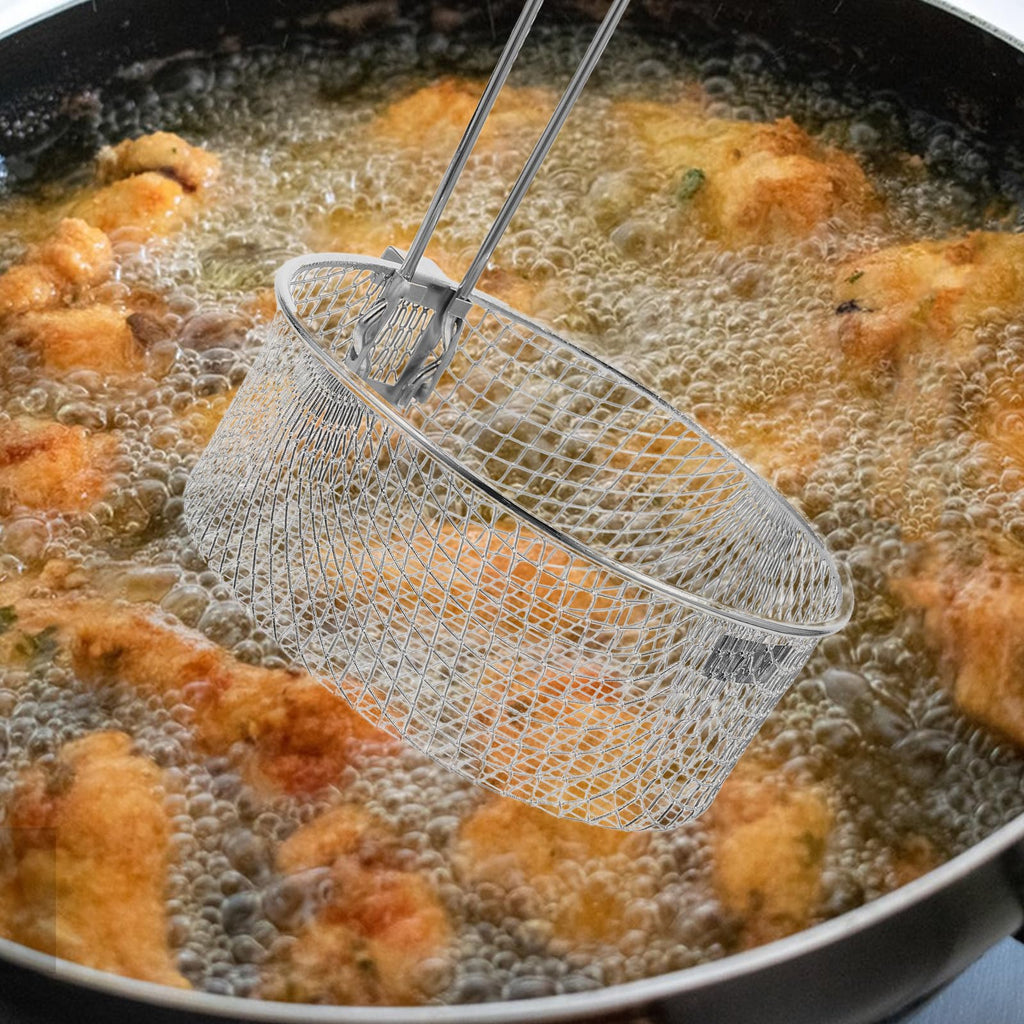 Deep Fryer Basket with Handle Z262