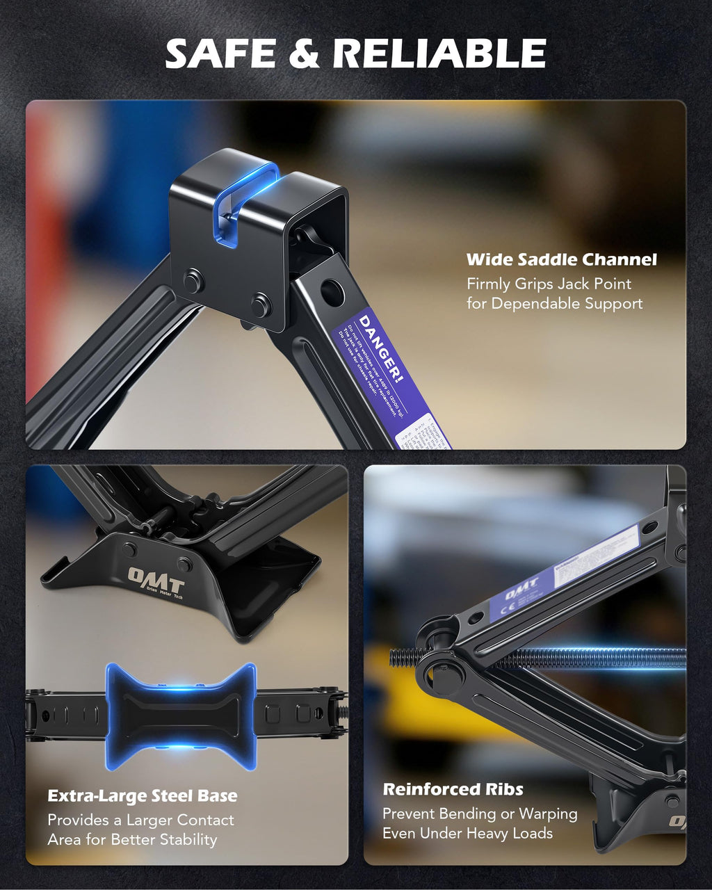 2 Ton Scissor Jack W760