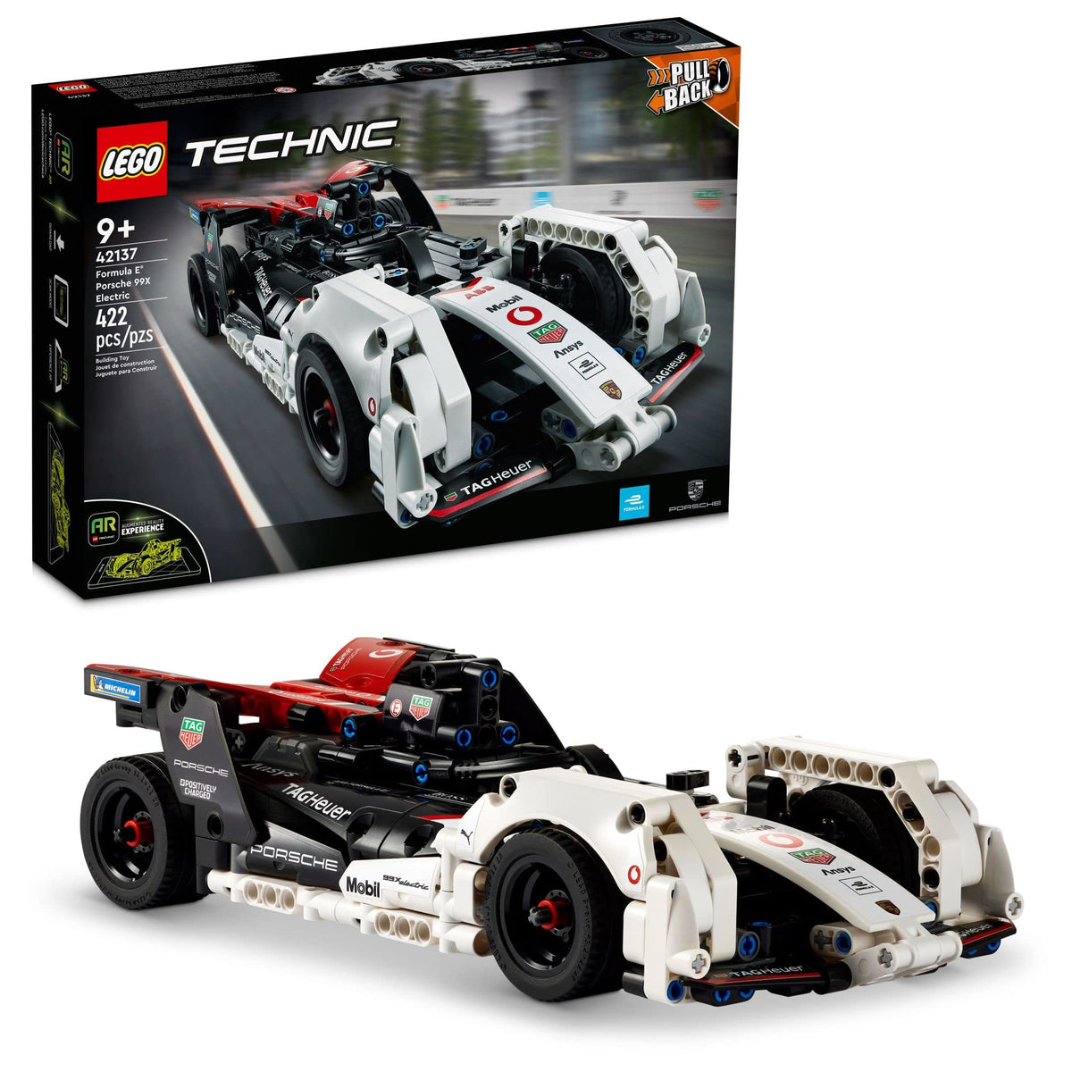 Pull-Back Race Car Model Building Set X93812