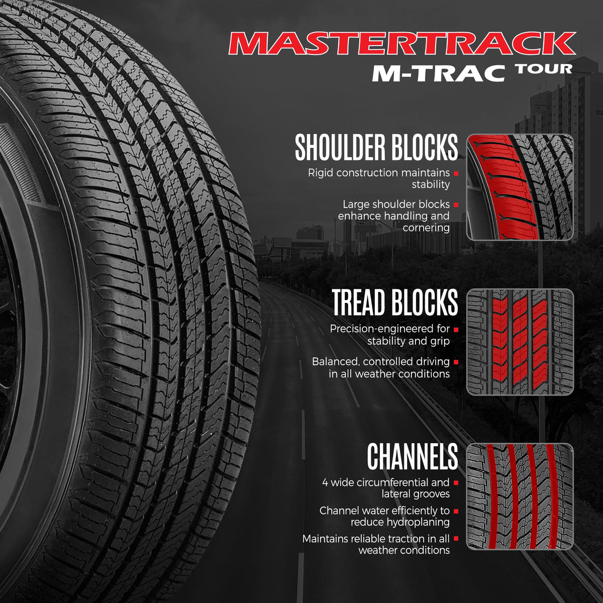 Set of 4 All Season Tires K5339