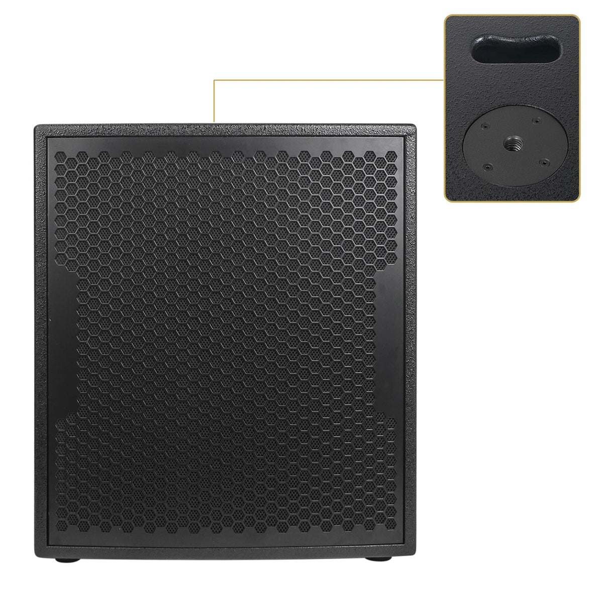 2000W 18" Powered PA Subwoofer with 4" Voice Coil, Black G803174