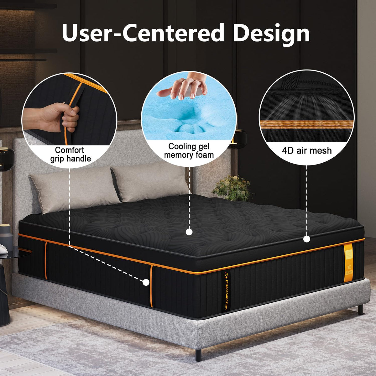 Full Size 14 Inch Hybrid Mattress O4289