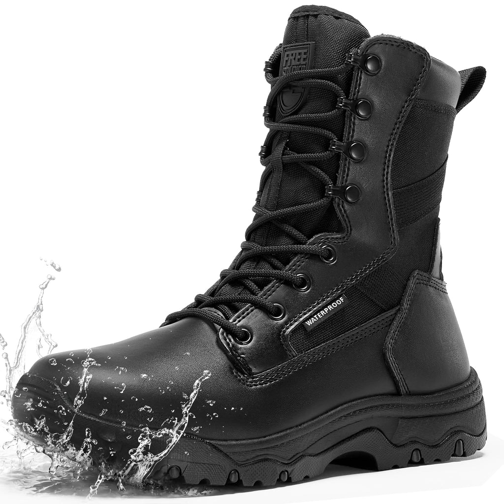Lightweight Suede Leather Waterproof Work Boots E586245