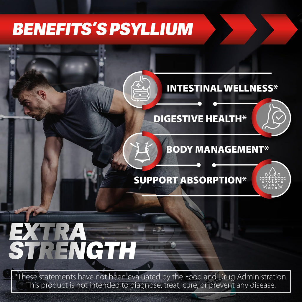 2400mg Psyllium Husk Capsules E545106