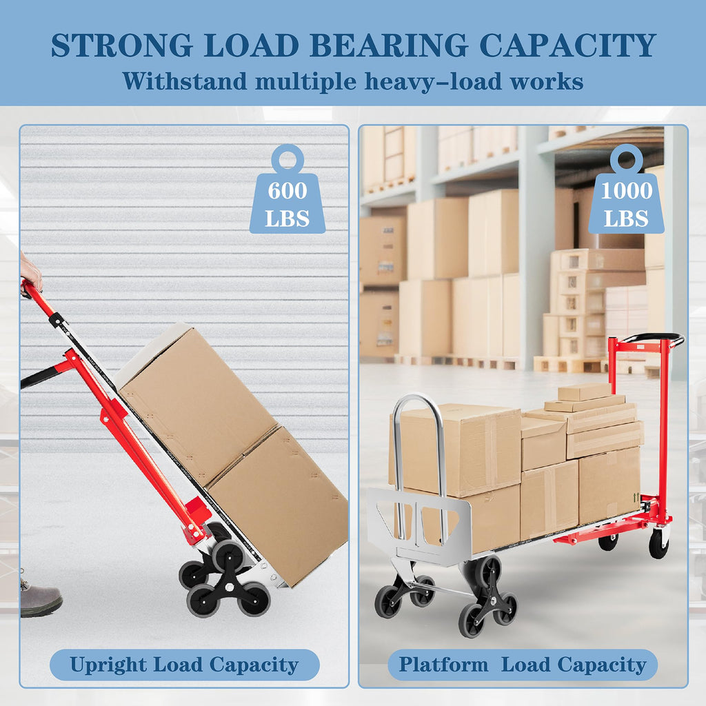 1000 lb Aluminum Steel Convertible Hand Truck O7849
