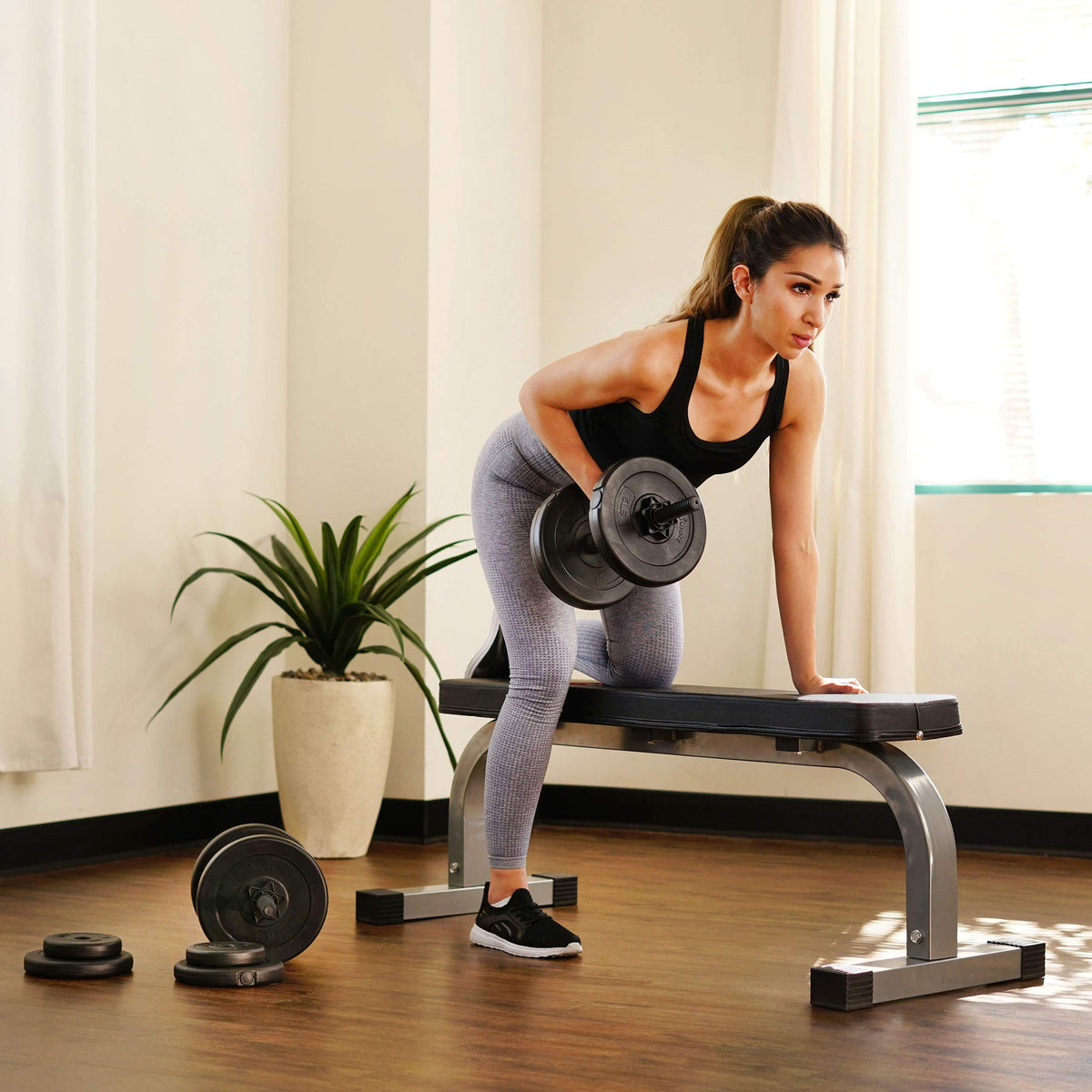 40 Lb Vinyl Dumbbell Set Hand Weights W779