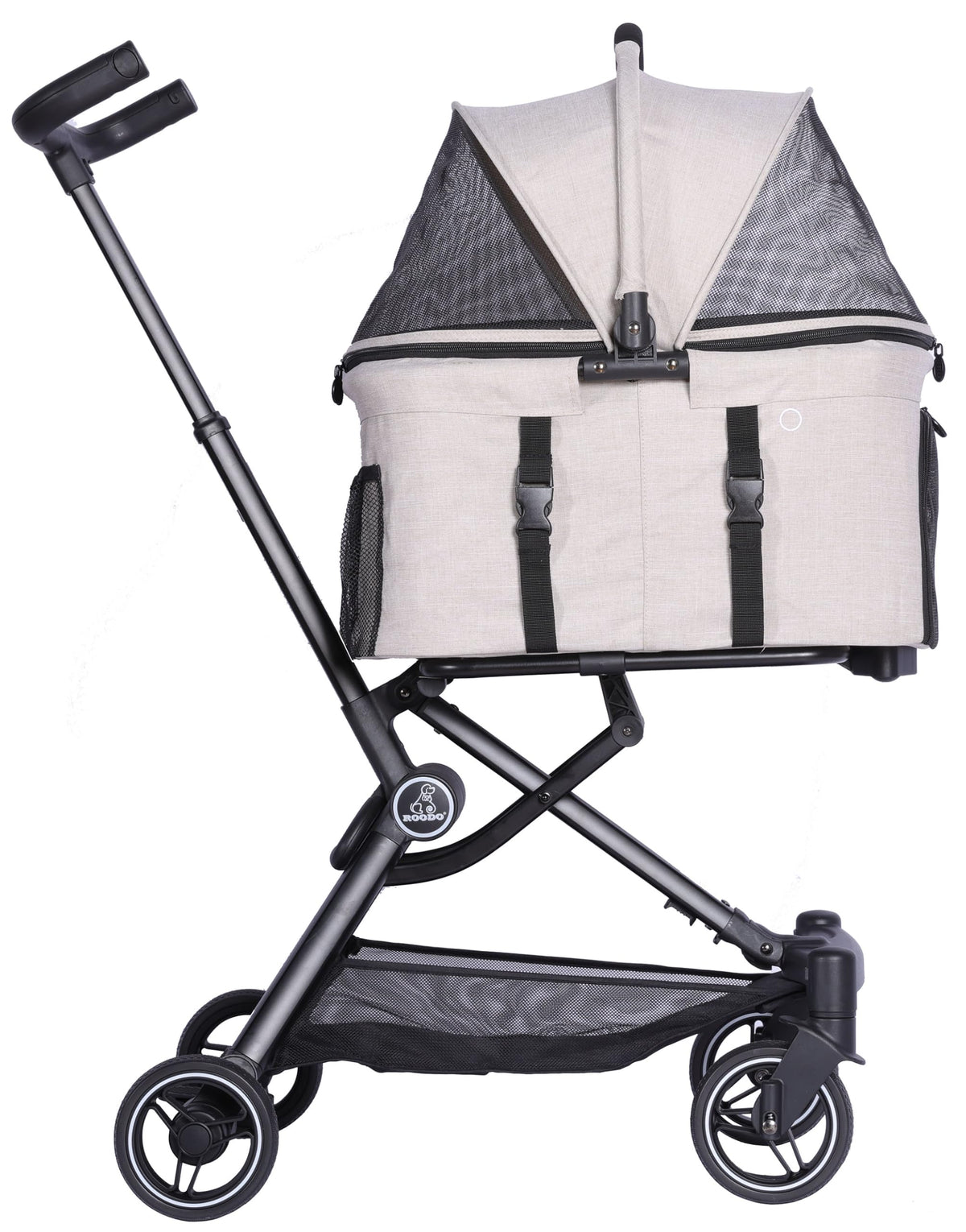 3 in 1 Lightweight Folding Pet Stroller with Detachable Carrier A4789