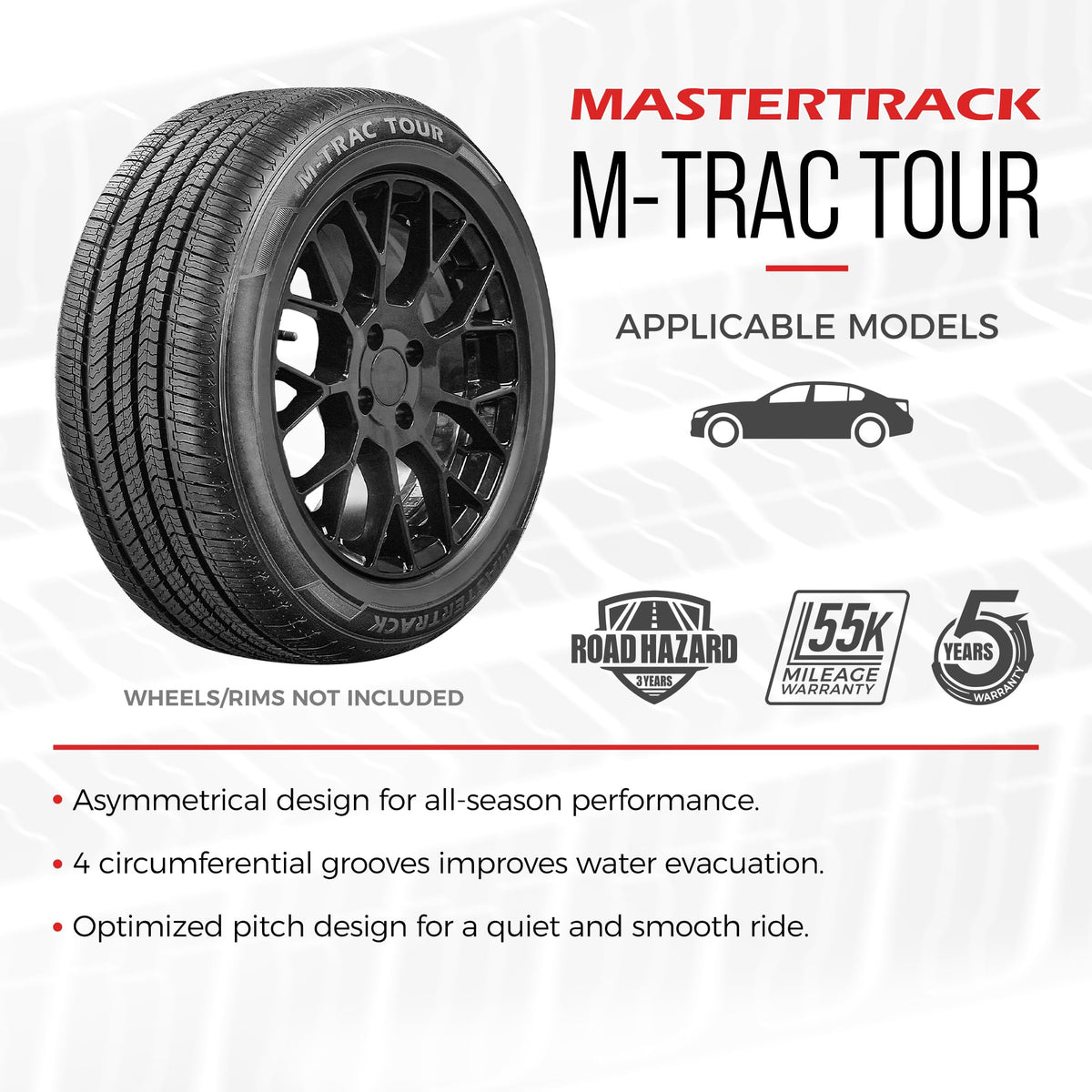 Set of 4 All Season Tires K5339