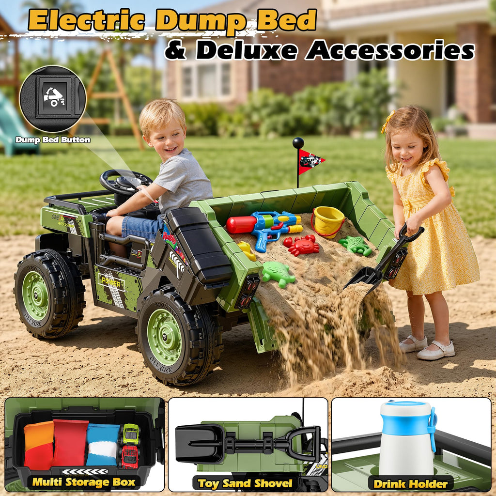 24V 2 Seater Ride On Dump Truck J212565