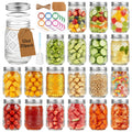 12 oz 20 Pack Mason Jars with Lids and Bands V6868
