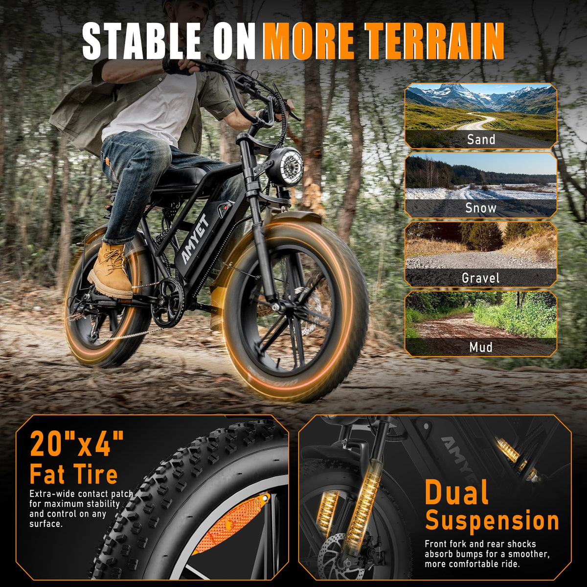 20'' Fat Tire Electric Bike U5237